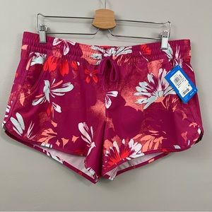 NWT Colmbia Magenta Floral Shorts with Pockets | Size Large